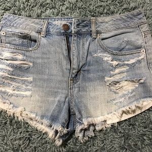 american eagle hi rise festival size 8